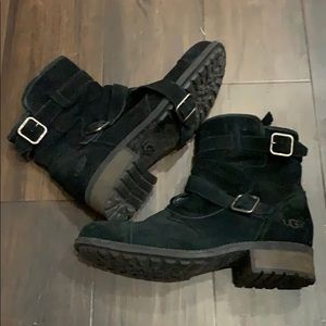 Black Ugg boots